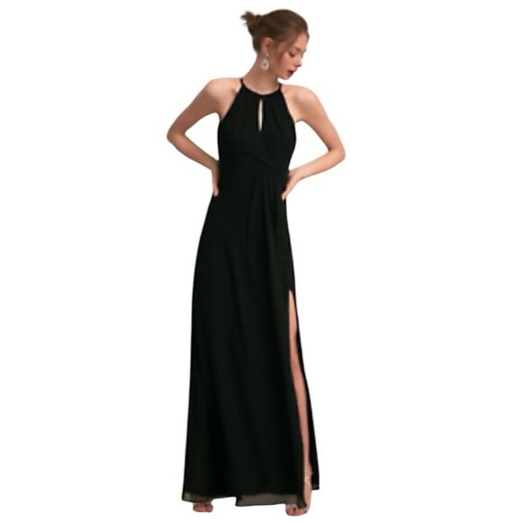 BHLDN Marco Black Maxi Dress Extra Small - Picture 1 of 5